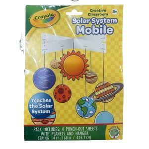 Crayola Solar System Mobile Kit‎ Creative Classroom Teaching Tree Planets